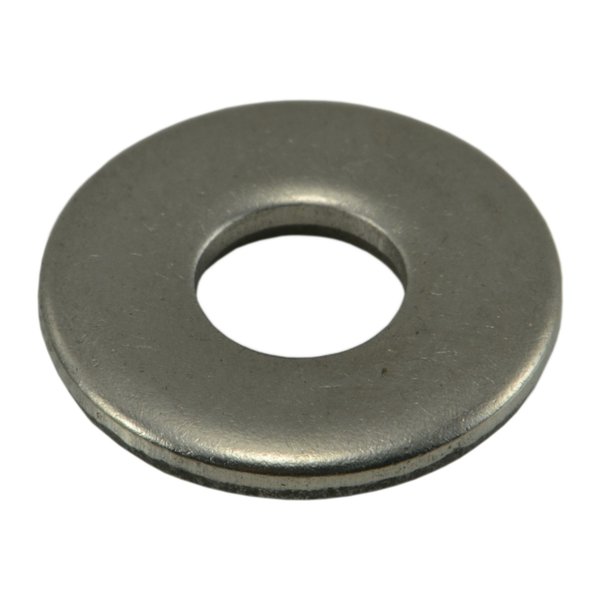 Midwest Fastener Round Rivet Washer, 3/16 in ID, 18-8 Stainless Steel, Plain Finish, 50 PK 53969